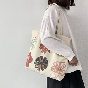 Sac de courses pliable en toile grande capacité, robuste et lavable, avec coutures renforcées pour une utilisation polyvalente - Product Image 3