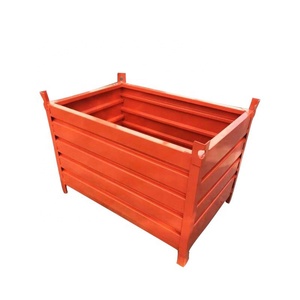 תיבת סוג פלדת מתכת מגולוון stackable מזרן עבור חומר העברה - Product Image 2