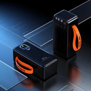 2025 Best Selling USB-C Mobile Charger Fast Quick Charge High Capacity 50000mAh Portable Power Bank Promotional Gift 20W Output