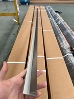 Profilé en J en aluminium de 1/2 pouce et 1 pouce pour sous-couche et bardage