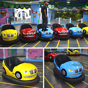 Parc d'attractions Attraction lumineuse colorée Dodgem pour adultes Autos tamponneuses électriques Grille au sol en fibre de verre pour l'extérieur et l'intérieur - Product Image 4