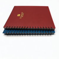 Carnet à spirale transparent B5 simple, carnet à spirale à couverture rigide, carnet à spirale ligné personnalisé en gros pour l'étude quotidienne des étudiants