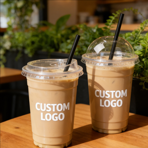 Vasos de Plástico Personalizados para Café de 7oz y 20oz, Vasos Desechables para Uso en Cafeterías - Product Image 3