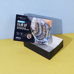 <strong>Box</strong> Printing Custom Food Grade <strong>Frozen</strong> Shrimp Fsh Seafood Food CMYK Foldable Cardboard Paper Lid and Bottom Boxes for <strong>Frozen</strong> - Product Image 5