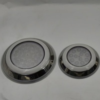 Lampe LED RGB 12V pour piscine et aménagement paysager, étanche IP68, avec lentille anti-éblouissement, télécommande, en acier inoxydable 304, intensité réglable