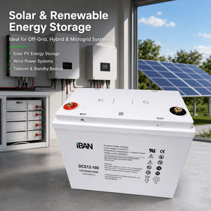 Batería Solar de Ciclo Profundo AGM de 12v 200ah de la Mejor Calidad, Personalizada, Baterías de Almacenamiento de Plomo-Ácido de 12v 200ah - Product Image 5
