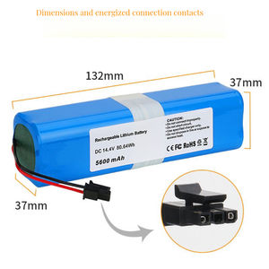 14,4 V 5200 Mah für Eufy RoboVac Kehrroboter X8 Hybrid-Lithium-Batterie in weiß - Product Image 4
