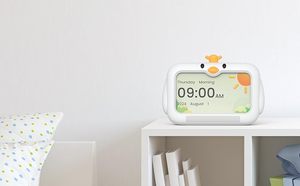 Sveglia Ruishang con Schermo IPS da 7 Pollici, Luce Notturna LED a 4 Colori, in Plastica ABS per Bambini e Neonati, Allenamento del Sonno - Product Image 4