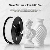Filament PLA Marbre Standard Couleur 1.75mm 1KG Texture Pierre Matériau Imprimante 3D Enroulé Soigneusement pour Impression de Modèles Pièces Décoratives