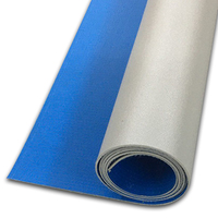 Revêtement de sol en rouleaux de vinyle PVC blanc de 2,5 mm pour pont de bateau, linoléum rouge pour la danse