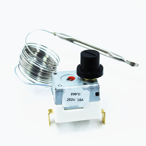 Adjustable <b>Thermostat</b> <b>Control</b> 230C 250V 16A For Electric Deep Fryer With Probe - Product Image 1