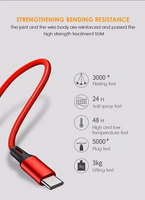 Câble de téléphone portable magnétique 3-en-1 à charge rapide 2,8A, blindage en cuivre pur tressé, compatible imprimante, pour iPhone