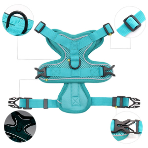 Hight Quality Durable Luxury Personalised Dog H <strong>Harness</strong> Set French Bulldog <strong>Harnesses</strong> for <strong>Cat</strong> Dogs - Product Image 5