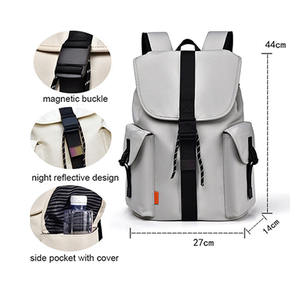 Sac à dos de voyage imperméable doublé de nylon de grande capacité personnalisé 2025 Sac à dos pour ordinateur portable Étudiants du collège et du lycée - Product Image 6