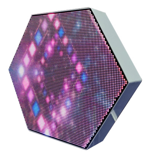 Tùy chỉnh cao Res Hexagon LED hiển thị 300*300 mét người dùng thân thiện Wifi kiểm soát để chơi video hình ảnh cho trang trí và nâng cao không gian - Product Image 1