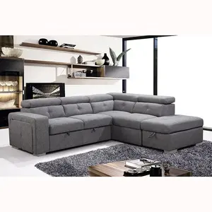 Sofa Ukuran Besar Multifungsi, Sofa Ukuran Besar Dapat Dikonfigurasi Ulang Modern, Kain Sofa Kombinasi Sudut Sofa Modular Italia