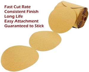 100pcs-set 32sets-carton 6 inch 6 "chà nhám đĩa Giấy nhám cuộn PSA dính lại 320 Grit dính - Product Image 3