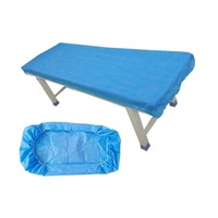 Couvre-lit jetable non tissé pour spa Drap de lit élastique pour table de massage Imperméable pour salon de beauté