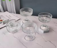 Vente d'usine – Nouveau modèle de gobelet transparent écologique, vintage et moderne, recyclé, sûr, durable, épais, 190 ml, pour vin et dessert, gravure possible