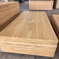 Panneaux de bois de peuplier carbonisé collés sur mesure pour la décoration intérieure
