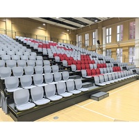 Système de sièges télescopiques électroniques Yourease Sports pour gymnases intérieurs, gradins rétractables, chaises de tribunes, sièges de stade pliables