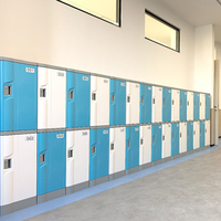 Casiers électroniques intelligents en plastique ABS Toppla avec structure démontable pour étudiants et bureaux, certifiés ISO