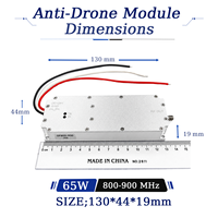 Amplificateur RF GaN personnalisable 65W 800-900MHz, module Lora, module anti-drone RF, VCO intégré