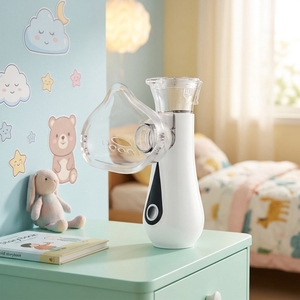 XZJM-06818 Rechargeable Handheld &le; 25dB Automatic <strong>Cleaning</strong> <strong>Nebulizer</strong> with 3.7V 800mAh Battery - Product Image 1
