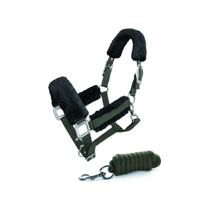 Productos ecuestres de excelente calidad para caballos, piel falsa, relleno suave, caballo, PP, Halter, arnés de equitación, caballo, Halter de nailon - Product Image 3