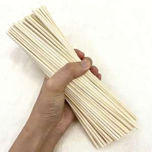 Натуральные фибровые палочки для диффузора из 100% растительного масла, черные, натурального цвета, для замены, толстые - Product Image 5