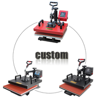 Machine de Sublimation et de Transfert Thermique 5 en 1 Combo Plate pour Vêtements, Tasses, Casquettes, Assiettes