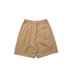 Shorts de golf OEM style japonais City Boy, coupe large, taille plissée, pour hommes et femmes, coupe ample, jambe droite, tissu drapé - Product Image 2