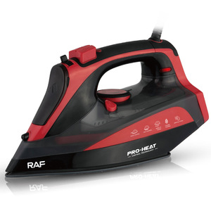 Fer à repasser vapeur électrique RAF 2400W populaire avec semelle en céramique, auto-nettoyant, pour tissus et vêtements - Product Image 2