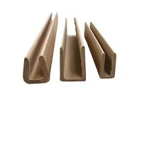 Protection d'angle en papier kraft robuste en forme de U pour emballage, vente en gros