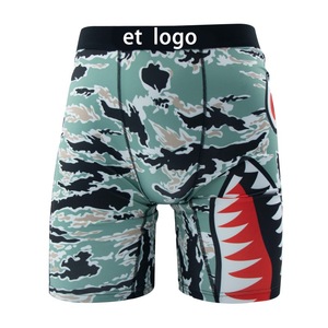 ET**KA <span class=keywords><strong>Boxer</strong></span> Casual da <span class=keywords><strong>Uomo</strong></span> Traspiranti 100% Poliestere Pantaloncini <span class=keywords><strong>Sportivi</strong></span> Stampati Mutande Fantasia Trendy Opzioni di Colori Assortiti - Product Image 4