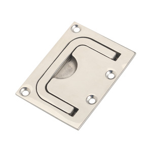 Manija de acero inoxidable para barco, 76x56mm, cuadrada, para escotilla de cubierta, para mejora de yates marinos y vehículos recreativos - Product Image 1
