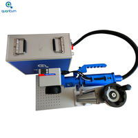 Machine de gravure laser à fibre portative Quantum Mini pour métal et plastique avec table de travail 3D et cercle de mise au point