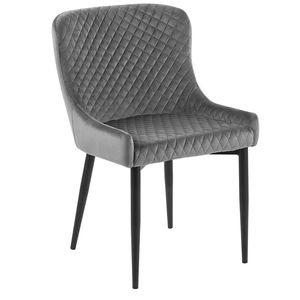 A buon mercato moderna sala da pranzo mobili poltrona tubo di metallo verniciato a polvere di colore del velluto <span class=keywords><strong>tessuto</strong></span> <span class=keywords><strong>sedia</strong></span> da pranzo - Product Image 5