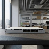 Switch Modular Uplink High Density Backbone Original Baru C9300X-24Y-A 24 Port SFP28 1/10/25G Fiber Layer3 Stackable