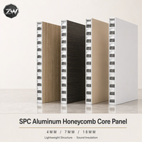 Panneaux de façade en acier inoxydable brossé, panneaux composites en aluminium à âme en nid d'abeille