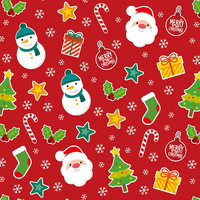 Papier d'emballage de Noël de luxe personnalisé de haute qualité pour enfants, vente chaude, nouveau design, en gros