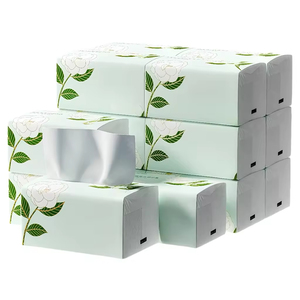 Pañuelos Faciales Antibacterianos Portátiles - Paquetes de Pañuelos Desechables de Tamaño Viaje (50 Hojas) - Product Image 1