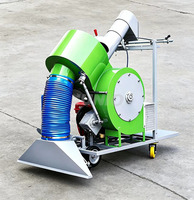 Machine de collecte et de chargement de céréales à haute efficacité et couple élevé, à essence, pour le séchage des rizières et des maïs