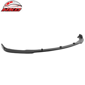 Pour Tesla Model 3 2017-2023 Berline, lèvre de pare-chocs avant style IKON, PP noir mat - 3 pièces, kit carrosserie de haute qualité - Product Image 4