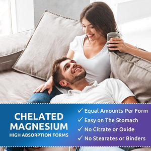 OEM magiê viên nang Glycinate magiê Glycinate malate taurate lactate 4-in-1 phức tạp viên nang magiê dây thần kinh khỏe mạnh - Product Image 3