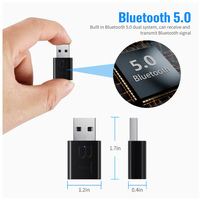 Adaptateur USB 2-en-1, haut-parleur sans fil 3,5 mm, récepteur audio AUX, émetteur 5.0