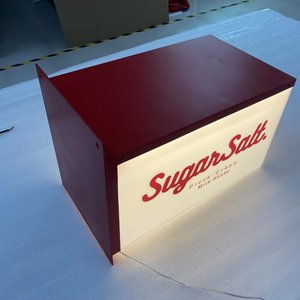 กล่องไฟ LED อะคริลิคแบบสองด้านห้าด้านป้ายอะคริลิคสำหรับแสดงโลโก้ธุรกิจสำหรับใช้ในสำนักงานและร้านค้ากลางแจ้ง - Product Image 2