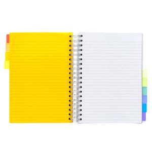 A5 Custom Spiral Planner <b>Journal</b> School Office Use Waterproof Paper Cover High Quality Subject Notebook Dividers Custom Logo - Product Image 2