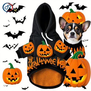OKKPETS 2025 Matching Halloween <strong>Costumes</strong> with <strong>Dog</strong> Custom <strong>Dog</strong> Hoodie Spooky Pumpkin <strong>Dog</strong> &amp; <strong>Human</strong> Outfits <strong>Costume</strong> Set - Product Image 5