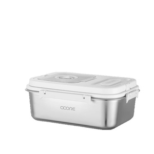 Paslanmaz Çelik Hava Geçirmez Saklama Kabı Çevirmeli Kapaklı Nem Geçirmez Mutfak Kutusu Pirinç Unu Tahıl Şeker Çay Kuru Gıda Kabı - Product Image 5